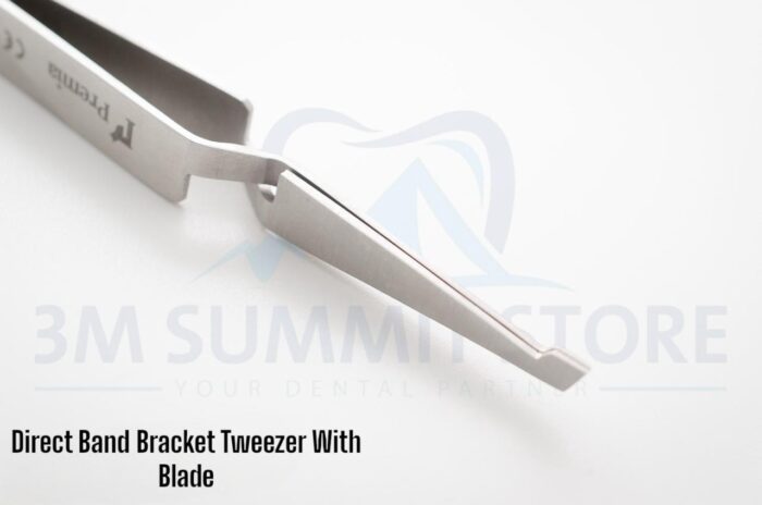 Direct Band Bracket Tweezer with Blade - Image 1